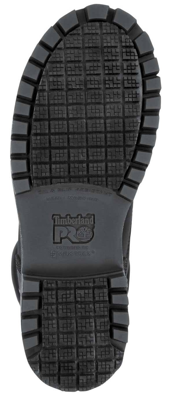 alternate view #5 of: Timberland PRO STMA2R6D 6IN Direct Attach, Women's, Black, Soft Toe, EH, WP/Insulated, MaxTRAX Slip-Resistant Boot