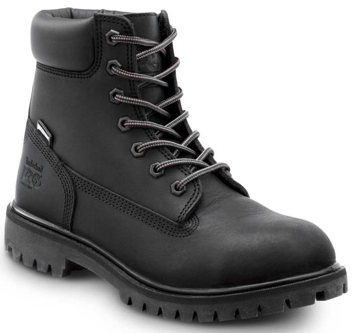 view #1 of: Bota WP/aislada, antideslizante, EH, MaxTRAX con puntera blanda, negra, de mujer, de encastre directo, Timberland PRO STMA2R6D 6 pulgadas