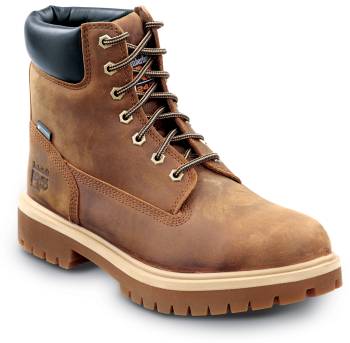 Timberland PRO STMA41PY 6IN Direct Attach, Men's, Earth Bandit, Steel Toe, EH, MaxTRAX Slip Resistant, WP/Insulated Boot