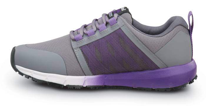 alternate view #3 of: Timberland PRO STMA5YUQ Radius, Women's, Steel Grey/Royal Purple, Soft Toe, EH, MaxTRAX Slip Resistant, Athletic, Work Shoe