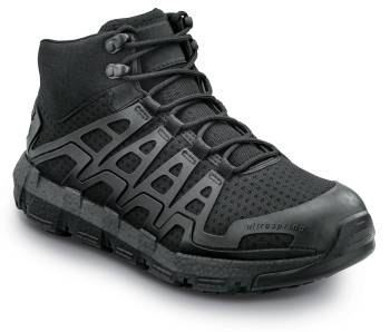 Wolverine SWW080149 Rev Vent UltraSpring, Men's, Black, MaxTRAX Slip Resistant, Soft Toe, EH, Hi-Top Athletic Work Shoe