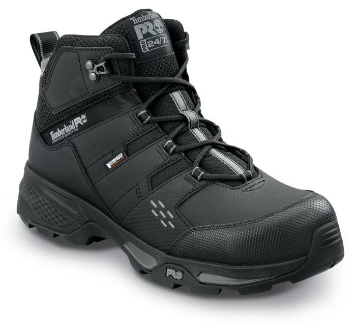 view #1 of: Bota de trabajo para senderismo, EH WP con puntera de material compuesto, de hombre, negra/gris, Timberland PRO TMA6763EDX Switchback LT