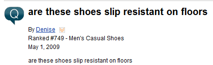 Are these shoes slip resistant on floors?