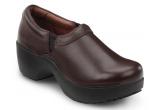 SR Max Geneva Women's Brown Slip Resistant Clog